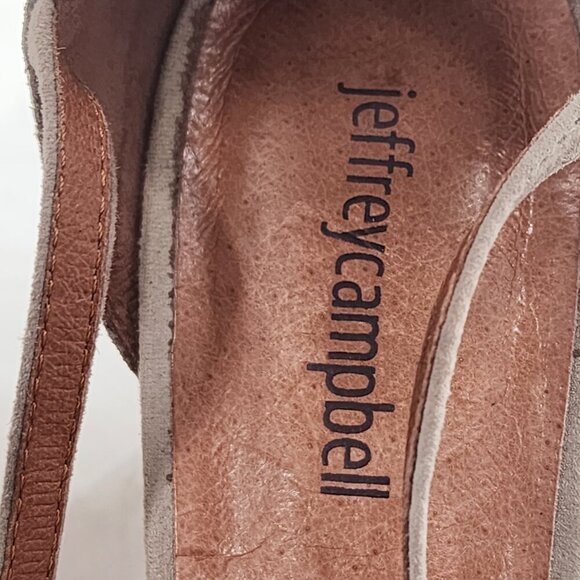 JEFFREY CAMPBELL Despina Strappy Sandal In Taupe Tassels - Picture 10 of 11